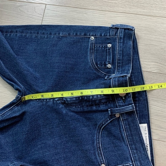 Rag & Bone 10 inch Skinny Capri Dark Paz Jeans - Picture 10 of 12